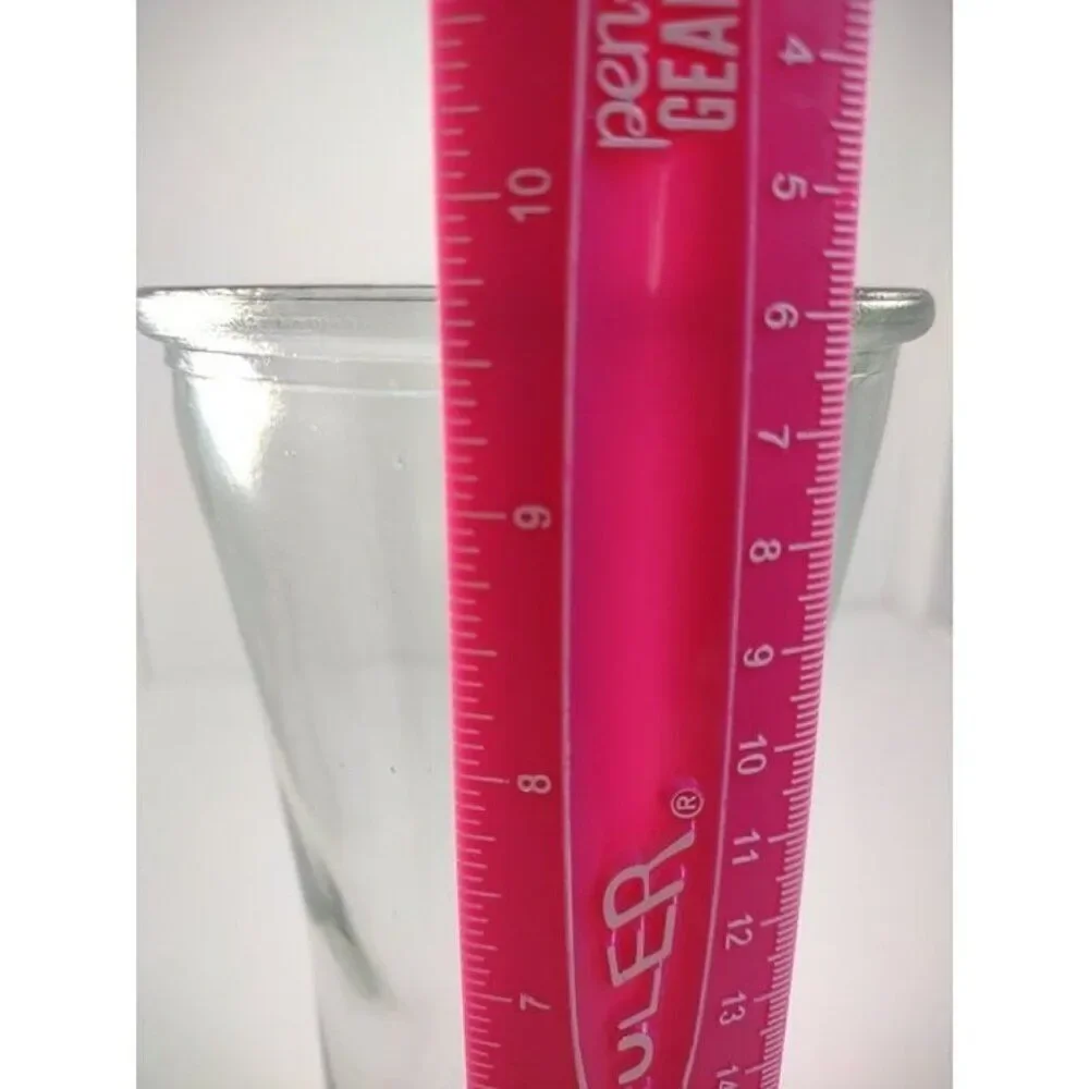 Napco Crystal Clear Glass Vase Gathering Vase 9 3/4